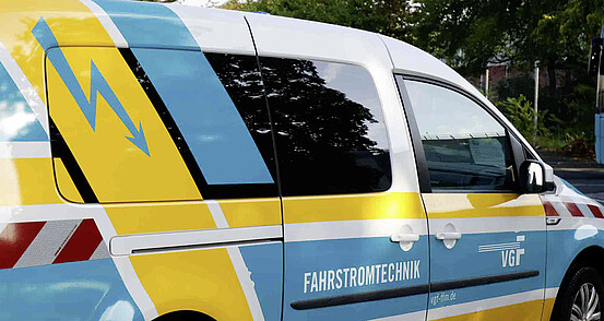 Einsatzfahrzeug Fahrstromtechnik