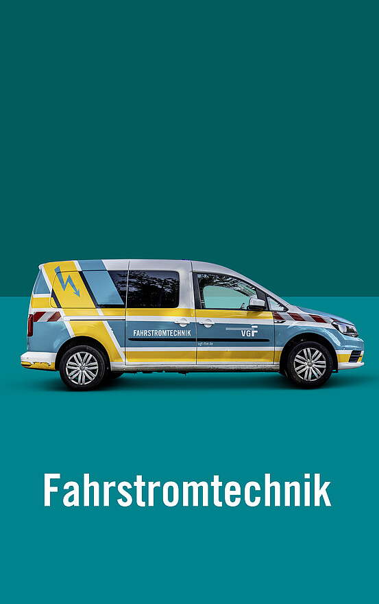 Einsatzfahrzeug Fahrstromtechnik